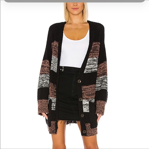 Free People Southport Beach Cardi in Blushes Combo - Picture 5 of 14